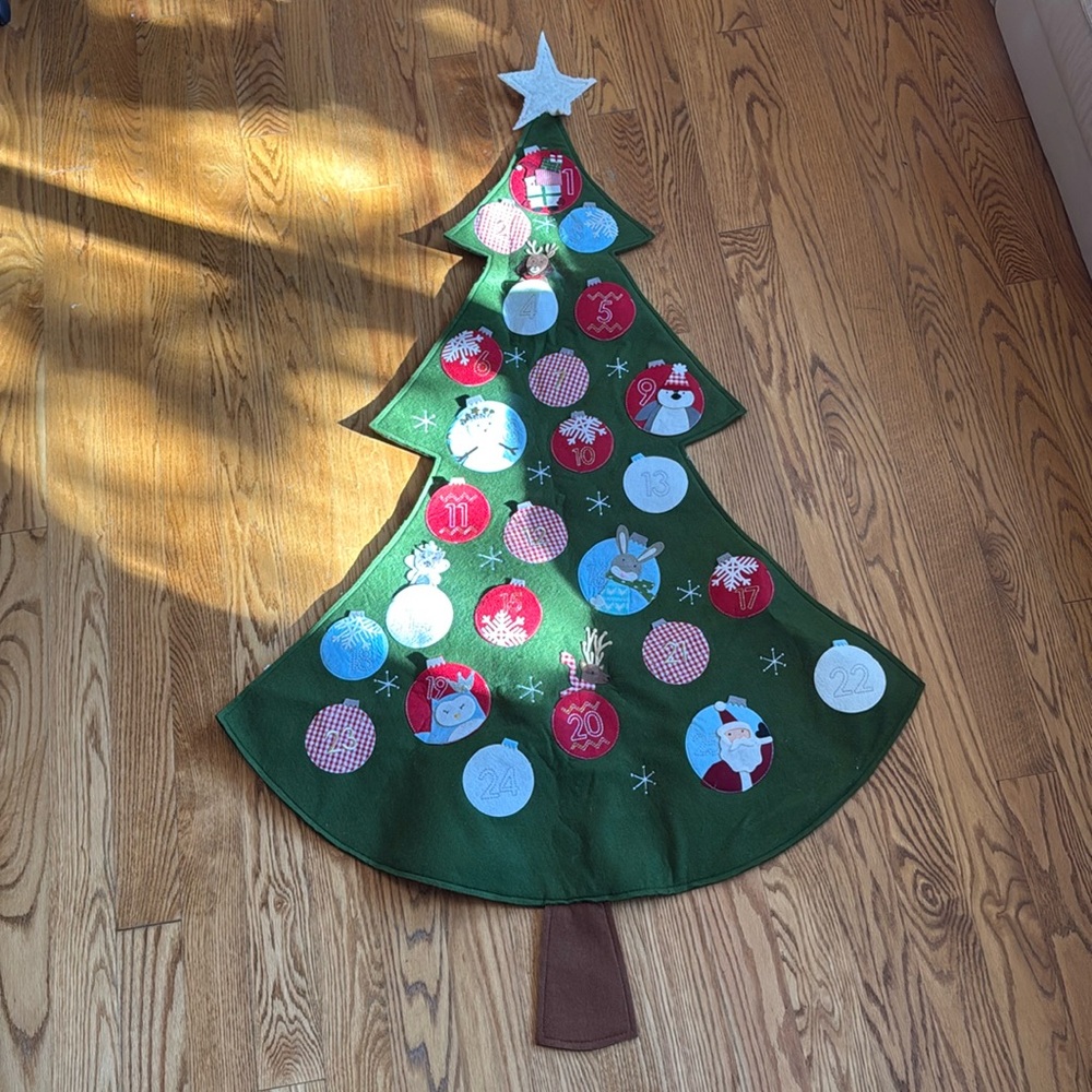 Tree Shaped Advent Calendar Pottery Barn